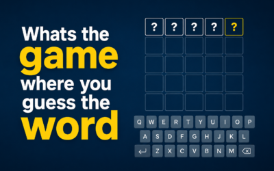 Whats the Game Where You Guess the Word?