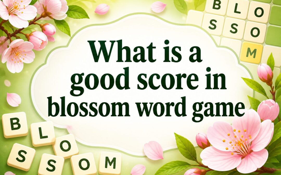 What Is a Good Score in Blossom Word Game?